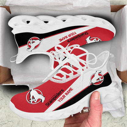 [FAN EXCLUSIVE] NEW CUSTOMIZED CFL06 CGY CALGARY STAMPEDERS MAX SOUL SHOES