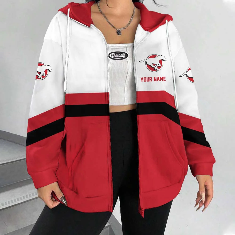 [FAN EXCLUSIVE] NEW CUSTOMIZED CFL06 CGY CALGARY STAMPEDERS HOODIE & ZIP HOODIE