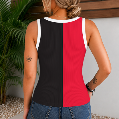 [FAN EXCLUSIVE] NEW CUSTOMIZED MLS06 DCU D.C. UNITED V-NECK TANK TOP