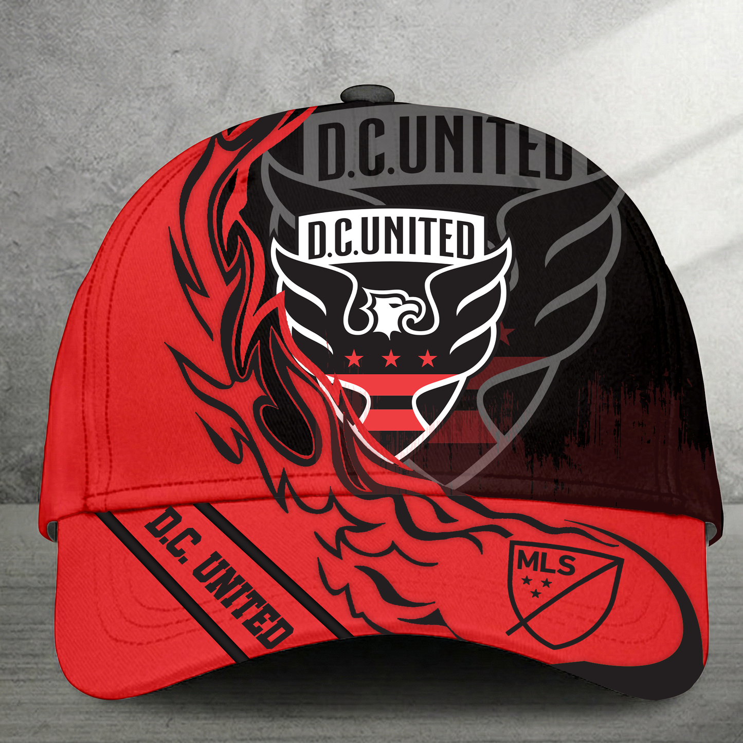 POPULAR NOW - NEW CUSTOMIZED MLS06 DCU D.C. UNITED CLASSIC CAP