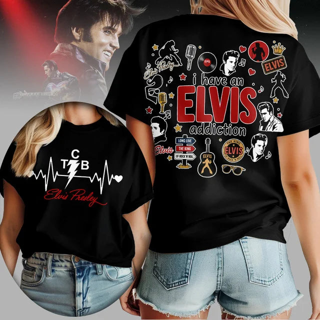 [FAN FAVORITE] NEW CUSTOMIZED ELVIS PRESLEY MULTICOLOR T-SHIRT
