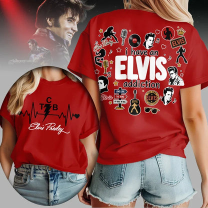[FAN FAVORITE] NEW CUSTOMIZED ELVIS PRESLEY MULTICOLOR T-SHIRT