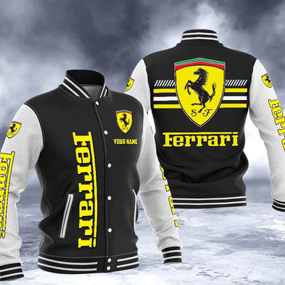 LIMITED RUN - NEW CUSTOMIZED F106 FER SF90 BASEBALL JACKET & SATIN VARSITY JACKET
