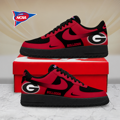 SPECIAL EDITION - NEW CUSTOMIZED NCAA FBS06 GEB GEORGIA BULLDOGS AF1 SHOES