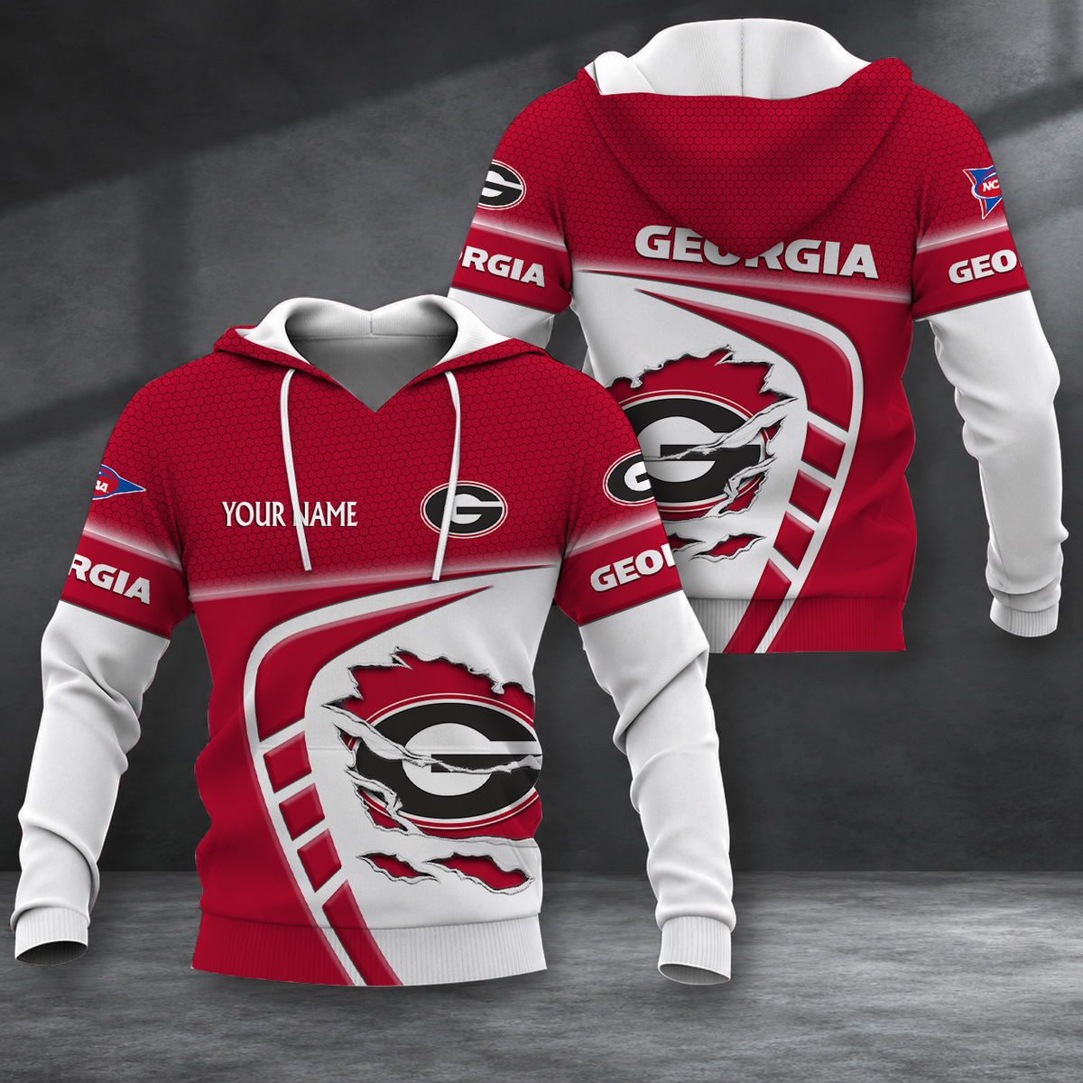 ELITE EDITION - NEW CUSTOMIZED NCAA FBS06 GEB GEORGIA BULLDOGS HOODIE, ZIP HOODIE, T-SHIRT, POLO SHIRT, ZIP POLO SHIRT & SWEATSHIRT