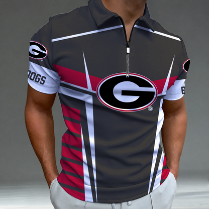 [FAN FAVORITE] NEW CUSTOMIZED NCAA FBS06 GEB GEORGIA BULLDOGS POLO SHIRT