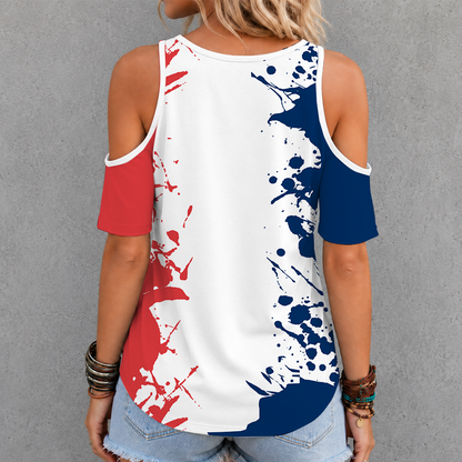 [FAN FAVORITE] NEW CUSTOMIZED WNBA06 IDF INDIANA FEVER CRISS CROSS V-NECK TOP