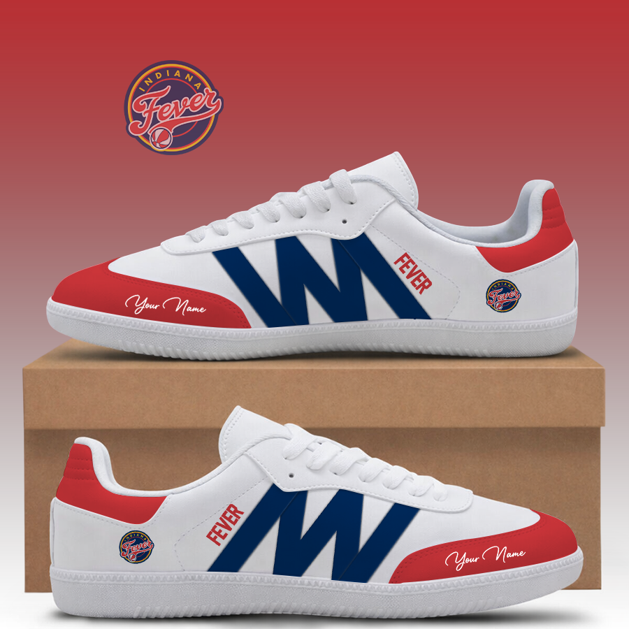 [FAN FAVORITE] NEW CUSTOMIZED WNBA06 IDF INDIANA FEVER CLASSIC SNEAKERS