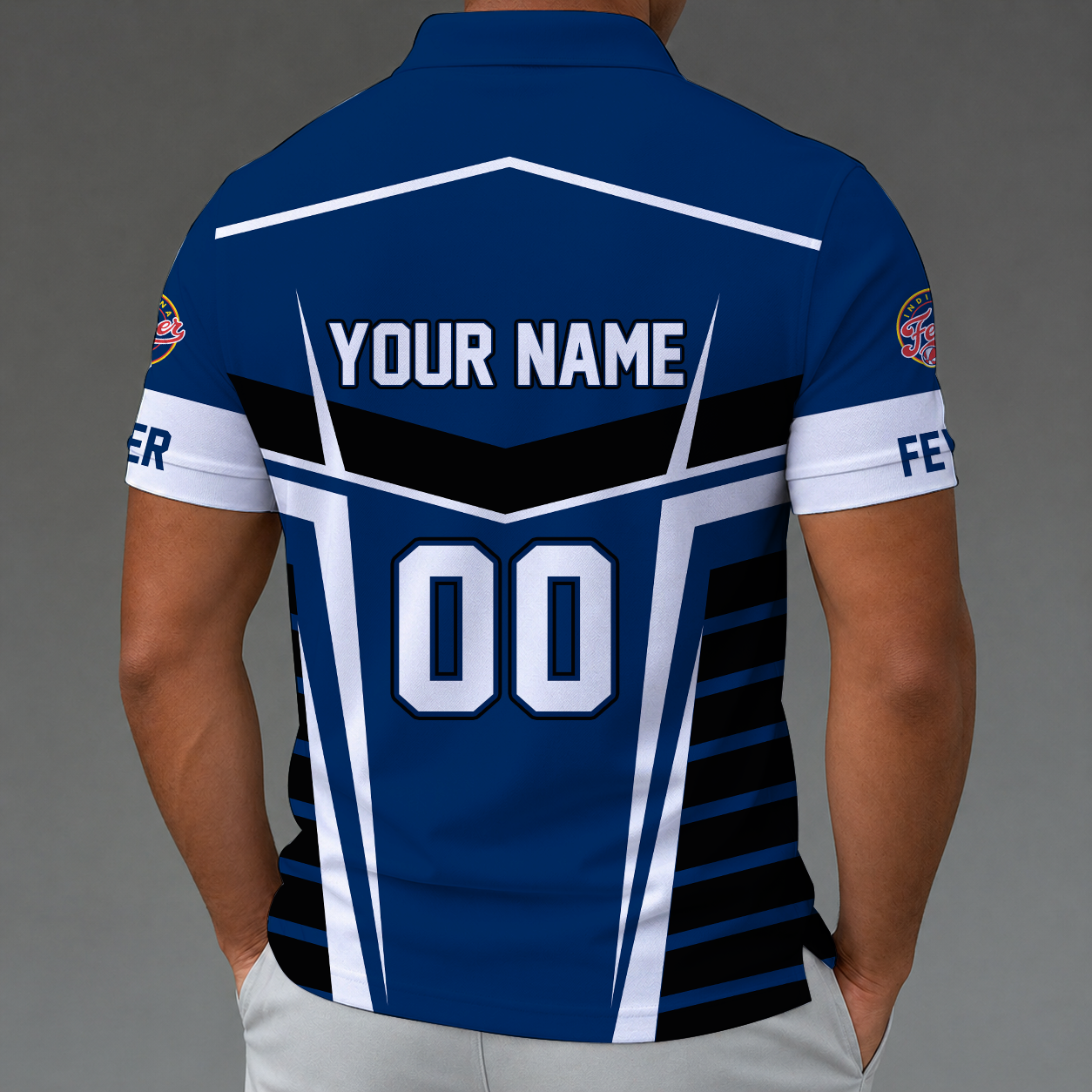 [FAN FAVORITE] NEW CUSTOMIZED WNBA06 IDF INDIANA FEVER POLO SHIRT