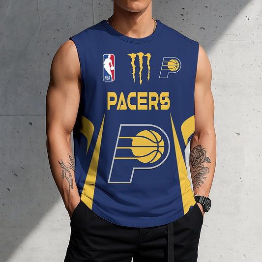 LIMITED EDITION - NEW CUSTOMIZED NBA06 IPA INDIANA PACERS MEN'S GYM SHIRT