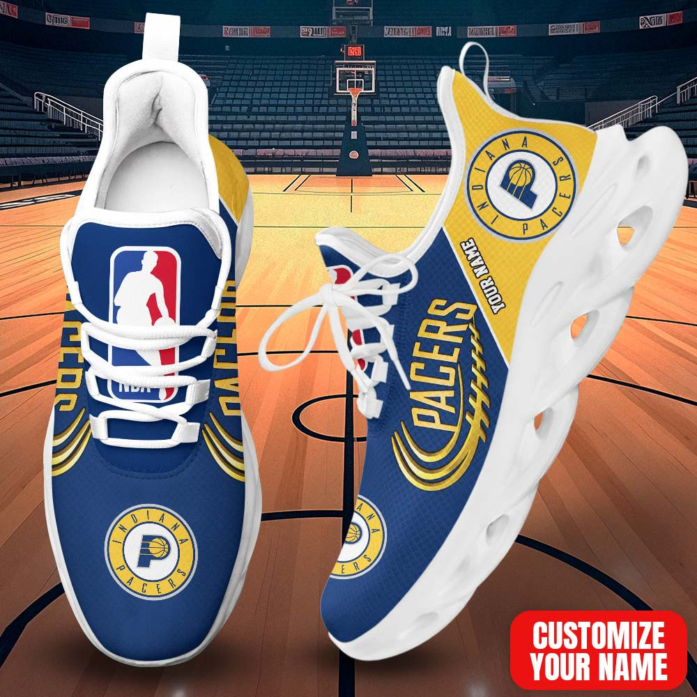 LIMITED EDITION - NEW CUSTOMIZED NBA06 IPA INDIANA PACERS PREMIUM CLUNKY SNEAKERS