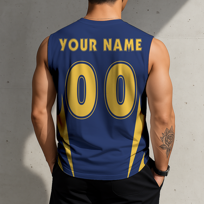 LIMITED EDITION - NEW CUSTOMIZED NBA06 IPA INDIANA PACERS MEN'S GYM SHIRT