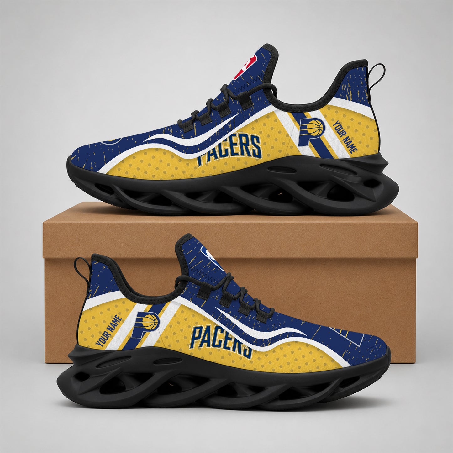 LIMITED EDITION - NEW CUSTOMIZED NBA06 IPA INDIANA PACERS MAX SOUL SHOES