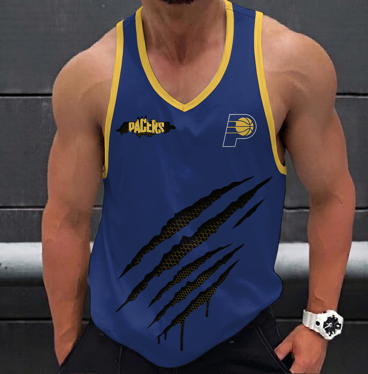 ELITE EDITION - NEW CUSTOMIZED NBA06 IPA INDIANA PACERS UNISEX TANK TOP