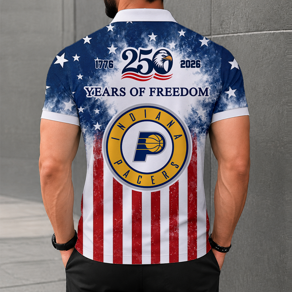 LIMITED EDITION - NEW CUSTOMIZED NBA06 IPA INDIANA PACERS POLO SHIRT, ZIP POLO SHIRT & T-SHIRTS