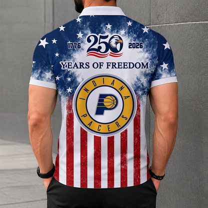 LIMITED EDITION - NEW CUSTOMIZED NBA06 IPA INDIANA PACERS POLO SHIRT, ZIP POLO SHIRT & T-SHIRTS