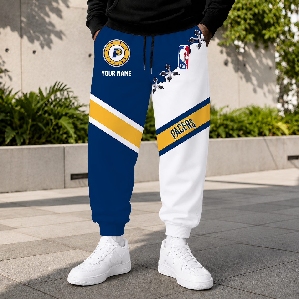 ELITE EDITION - NEW CUSTOMIZED NBA06 IPA INDIANA PACERS SWEATPANTS