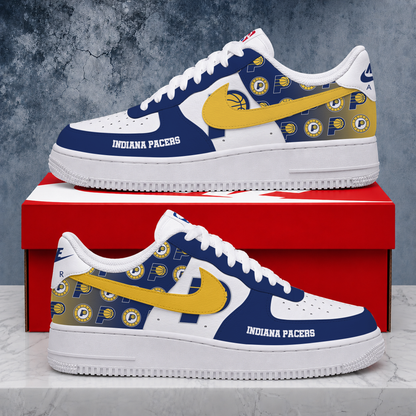 LIMITED EDITION - NEW CUSTOMIZED NBA06 IPA INDIANA PACERS AF1 SNEAKERS