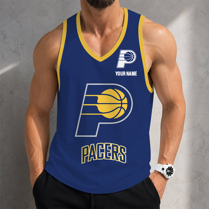 LIMITED EDITION - NEW CUSTOMIZED NBA06 IPA INDIANA PACERS UNISEX TANK TOP