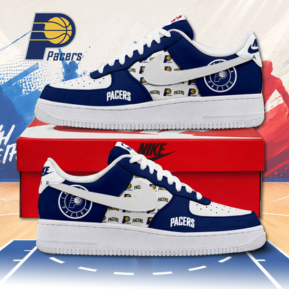 LIMITED EDITION - NEW CUSTOMIZED NBA06 IPA INDIANA PACERS AF1 SNEAKERS