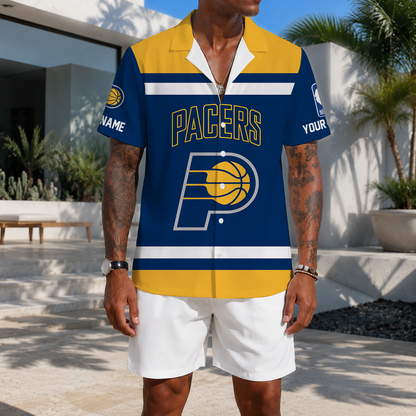 EXCLUSIVE EDITION - NEW CUSTOMIZED NBA06 IPA INDIANA PACERS UNISEX HAWAIIAN SHIRT