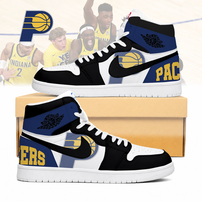 LIMITED EDITION - NEW CUSTOMIZED NBA06 IPA INDIANA PACERS AIR JORDAN SNEAKERS