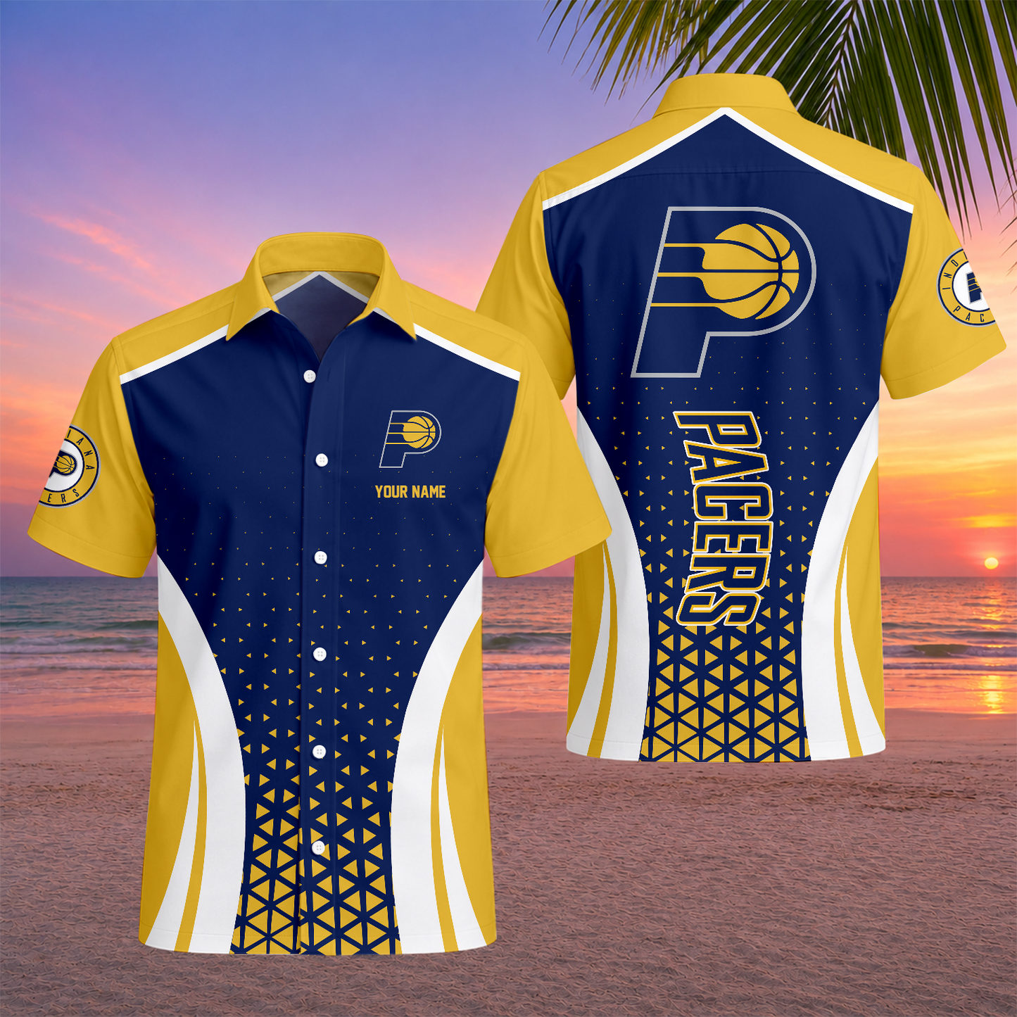 LIMITED EDITION - NEW CUSTOMIZED NBA06 IPA INDIANA PACERS UNISEX HAWAIIAN SHIRT