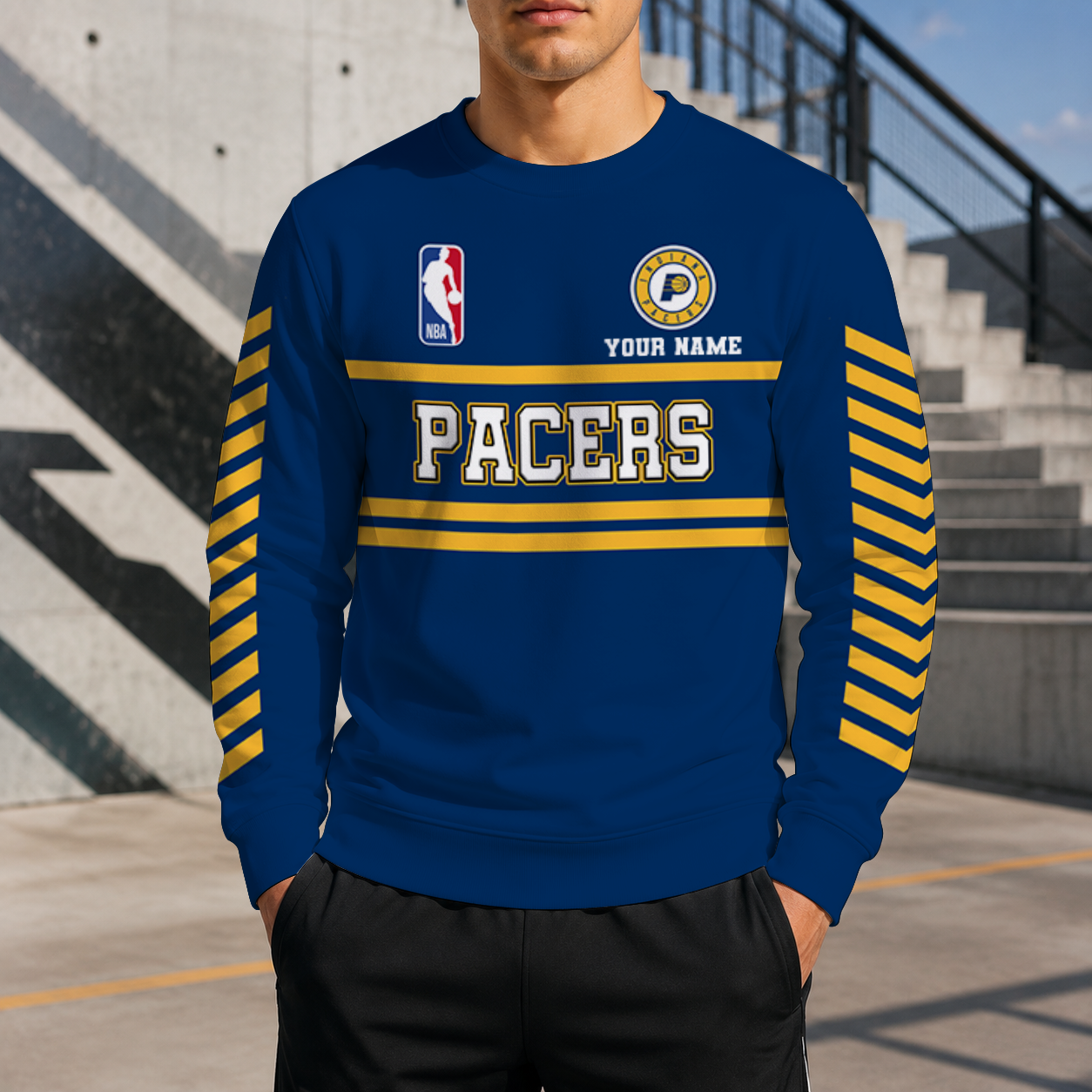 LIMITED EDITION - NEW CUSTOMIZED NBA06 IPA INDIANA PACERS UNISEX SWEATSHIRT