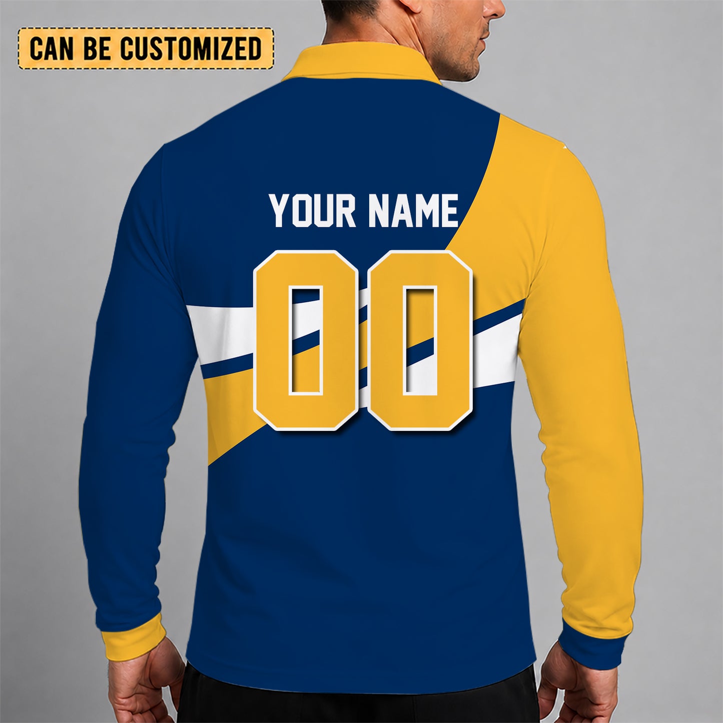 [HOT DEAL] NEW CUSTOMIZED NBA06 IPA INDIANA PACERS MEN LONG SLEEVE POLO