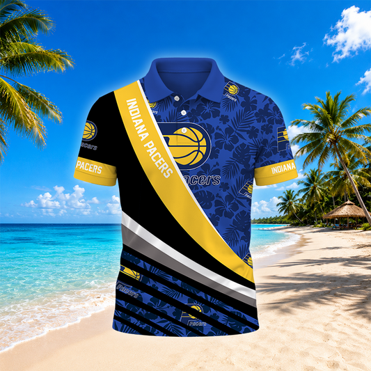 [HOT DEAL] NEW CUSTOMIZED NBA06 IPA INDIANA PACERS POLO SHIRT