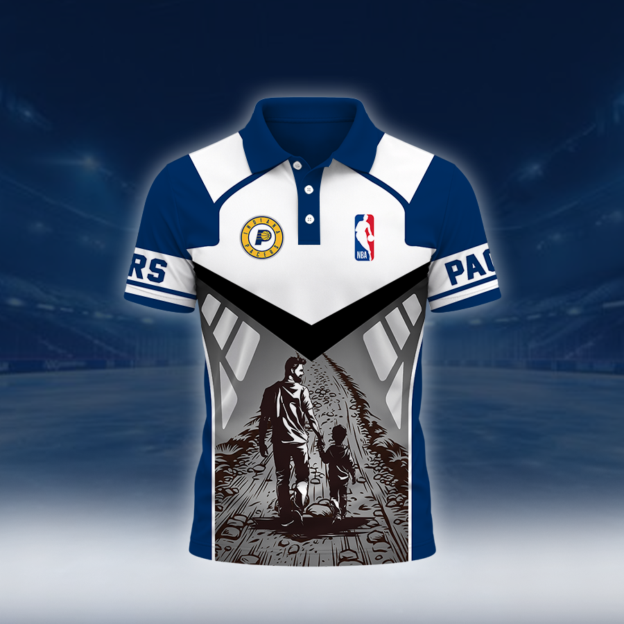 LIMITED EDITION - NEW CUSTOMIZED NBA06 IPA INDIANA PACERS POLO SHIRT