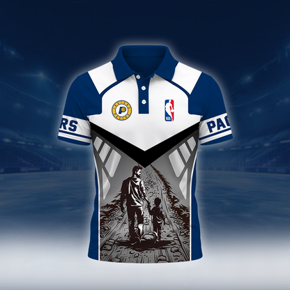 LIMITED EDITION - NEW CUSTOMIZED NBA06 IPA INDIANA PACERS POLO SHIRT