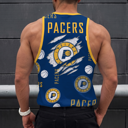 LIMITED EDITION - NEW CUSTOMIZED NBA06 IPA INDIANA PACERS UNISEX TANK TOP
