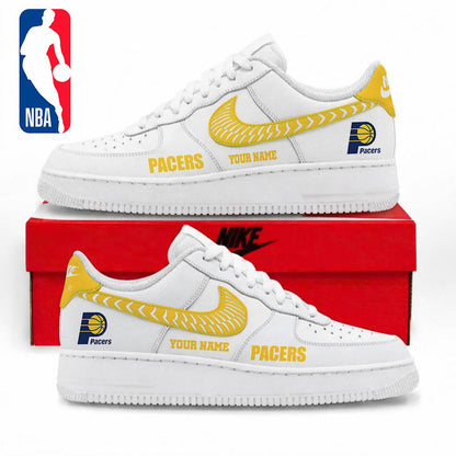 LIMITED EDITION - NEW CUSTOMIZED NBA06 IPA INDIANA PACERS AF1 SNEAKERS