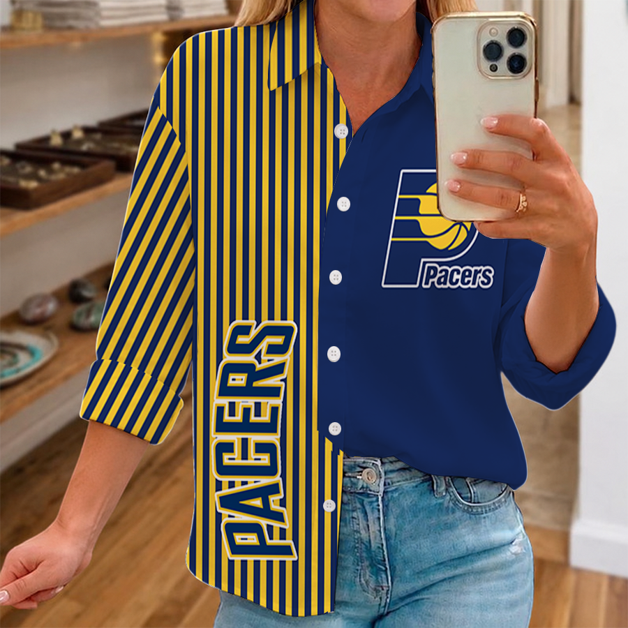 LIMITED EDITION - NEW CUSTOMIZED NBA06 IPA INDIANA PACERS WOMEN CASUAL SHIRT FOR FAN