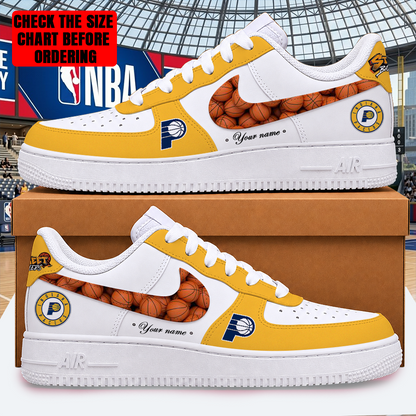 LIMITED EDITION - NEW CUSTOMIZED NBA06 IPA INDIANA PACERS AF1 SHOES