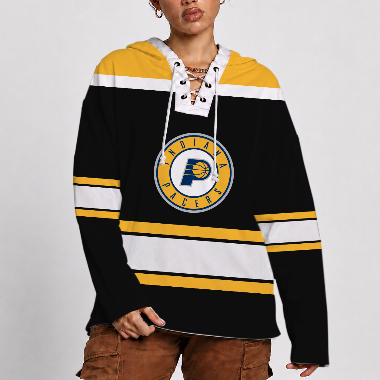 [HOT DEAL] NEW CUSTOMIZED NBA06 IPA INDIANA PACERS LACER HOODIE