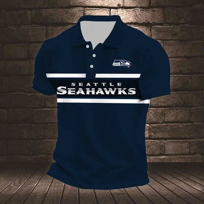 ELITE EDITION - NEW CUSTOMIZED NFL06 SSH SEATTLE SEAHAWKS POLO SHIRT, ZIP POLO SHIRT & T-SHIRTS