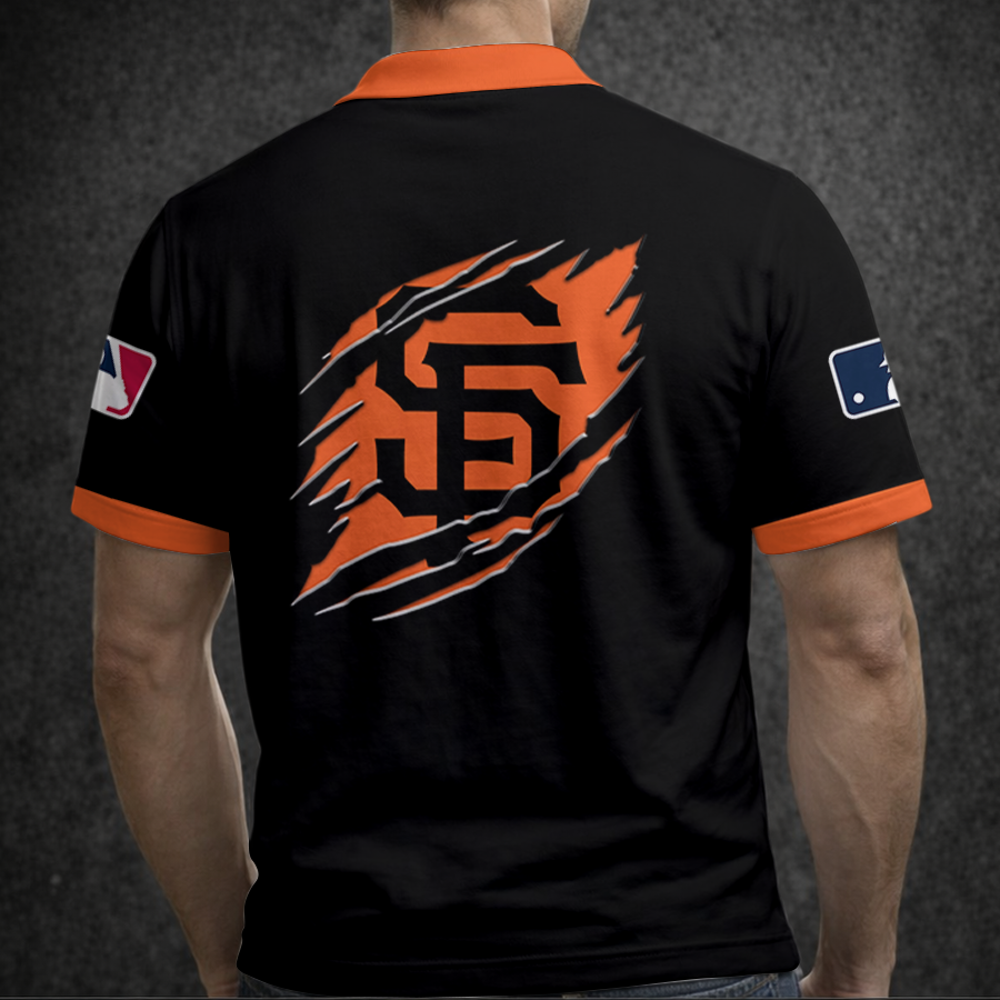 [FLASH SALE] NEW CUSTOMIZED MLB06 SFG SAN FRANCISCO GIANTS POLO SHIRT