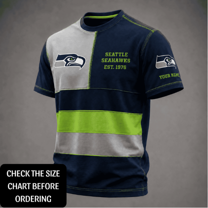 EXCLUSIVE EDITION - NEW CUSTOMIZED NFL06 SSH SEATTLE SEAHAWKS T-SHIRT, POLO SHIRT, ZIP POLO SHIRT, HOODIE, ZIP HOODIE & SWEATSHIRT