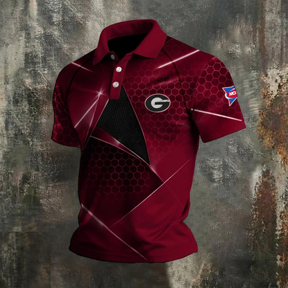VIRAL EDITION - NEW CUSTOMIZED NCAA FBS06 GEB GEORGIA BULLDOGS POLO SHIRT, ZIP POLO SHIRT & T-SHIRTS
