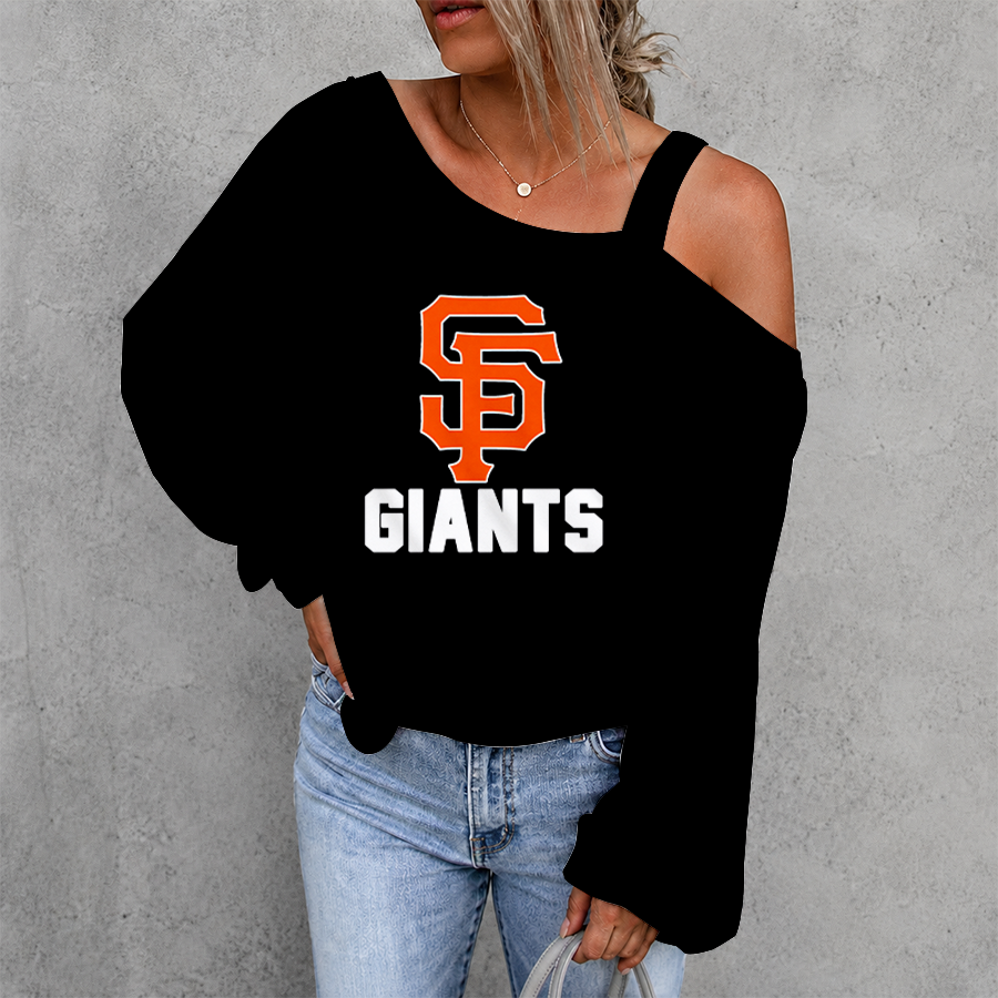[FLASH SALE] NEW CUSTOMIZED MLB06 SFG SAN FRANCISCO GIANTS DROP SHOULDER SWEATSHIRT
