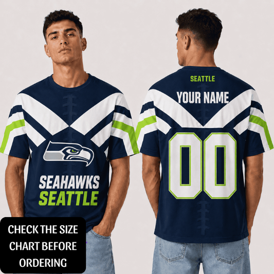 VIRAL EDITION - NEW CUSTOMIZED NFL06 SSH SEATTLE SEAHAWKS T-SHIRT, POLO SHIRT, ZIP POLO SHIRT, HOODIE, ZIP HOODIE & SWEATSHIRT