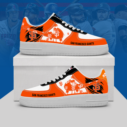 [FLASH SALE] NEW CUSTOMIZED MLB06 SFG SAN FRANCISCO GIANTS AF1 SHOES