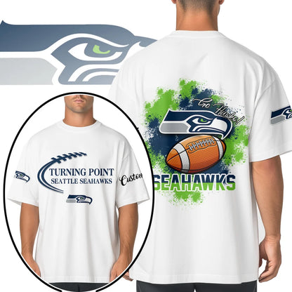 VIRAL EDITION - NEW CUSTOMIZED NFL06 SSH SEATTLE SEAHAWKS POLO SHIRT, ZIP POLO SHIRT & T-SHIRTS