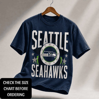ELITE EDITION - NEW CUSTOMIZED NFL06 SSH SEATTLE SEAHAWKS T-SHIRT, POLO SHIRT, ZIP POLO SHIRT, HOODIE, ZIP HOODIE & SWEATSHIRT