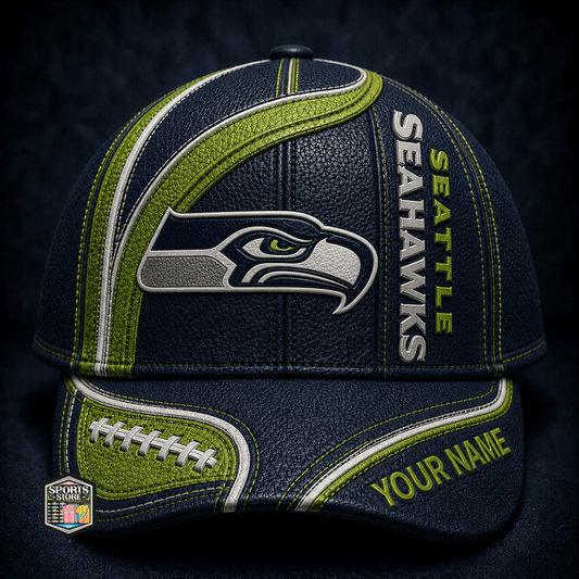 ELITE EDITION - NEW CUSTOMIZED NFL06 SSH SEATTLE SEAHAWKS CLASSIC CAP