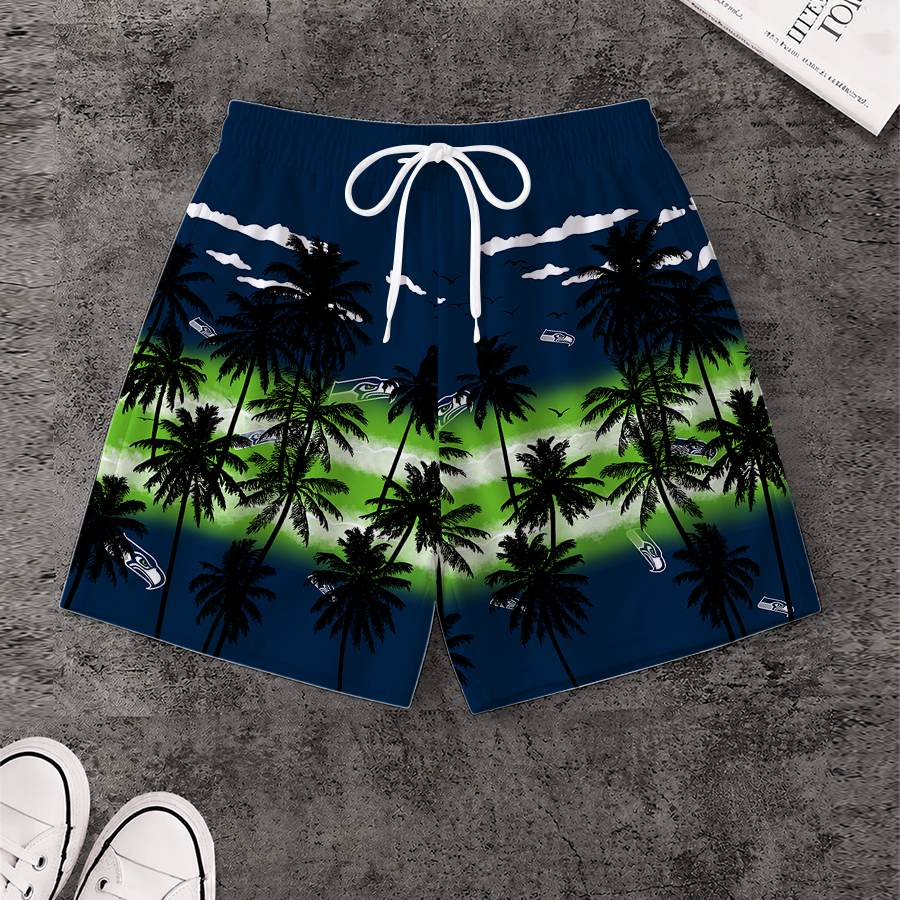 LIMITED EDITION - NEW CUSTOMIZED NFL06 SSH SEATTLE SEAHAWKS SHORT PANTS