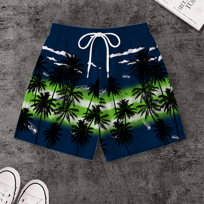 LIMITED EDITION - NEW CUSTOMIZED NFL06 SSH SEATTLE SEAHAWKS SHORT PANTS