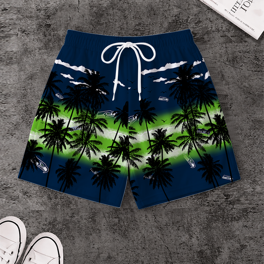 LIMITED EDITION - NEW CUSTOMIZED NFL06 SSH SEATTLE SEAHAWKS SHORT PANTS